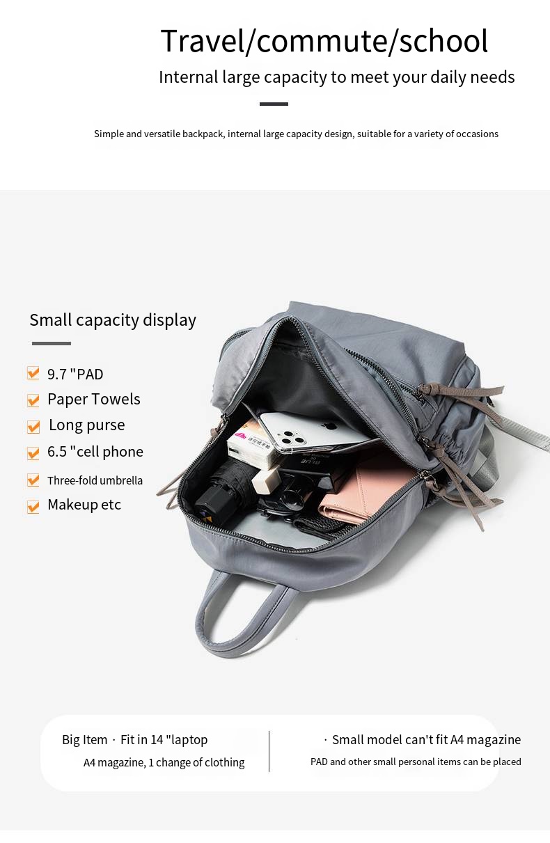 large capacity backpack